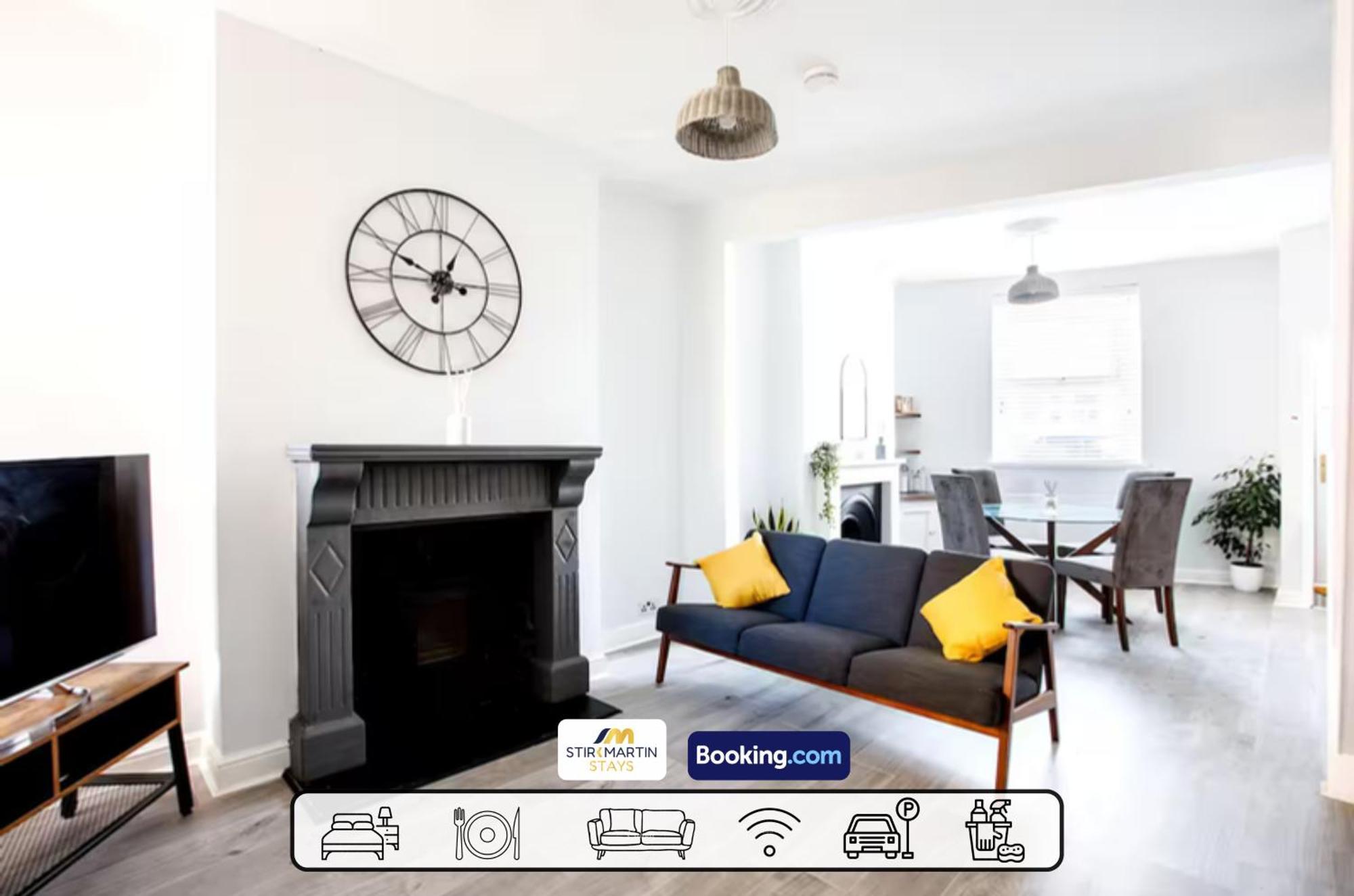 Comfy 3Bed House By Stirkmartin Stays Short Lets & Serviced Accommodation Cardiff With Free Parking & 8Mins To City Centre المظهر الخارجي الصورة